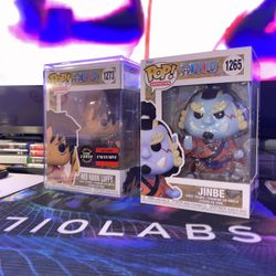 Funko Pop ( Red Hawk Luffy & Jinbe ) 