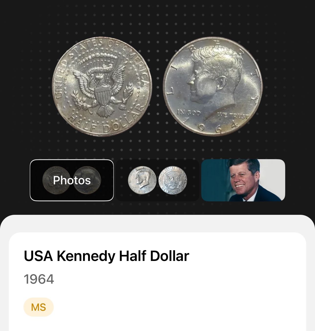 AU 1964 - USA Kennedy Half Dollar