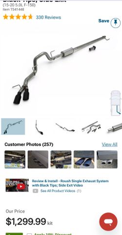 2020 ford f150 Roush exhaust