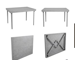 New Folding Wood Table
