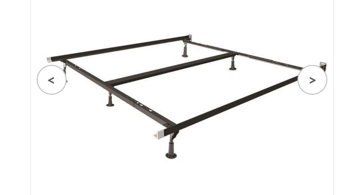 Mantua Insta-Lock Bed Frame, Twin with Glides - NEW