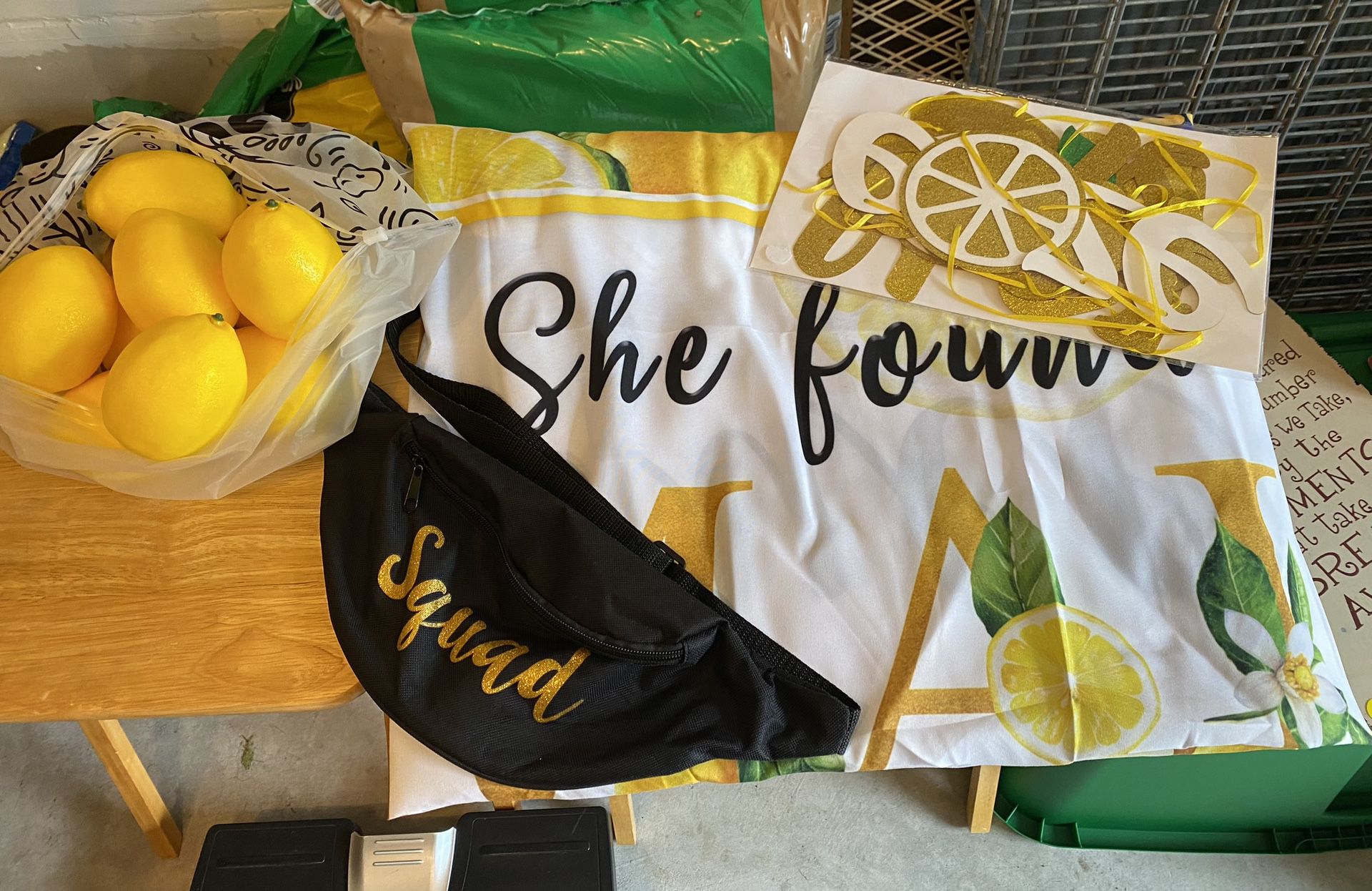 Lemon Bridal Shower Kit