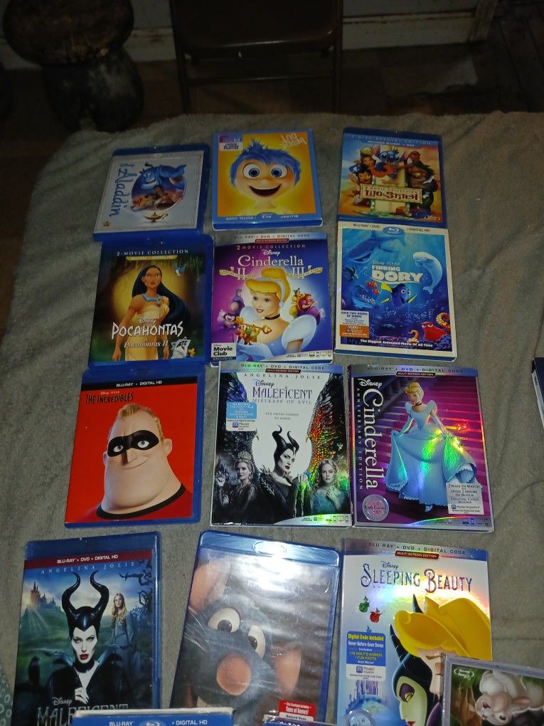 14 Disney/Pixar Blu-rays