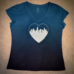 (#158) Women’s New York & Company Y2K Bedazzled T-Shirt