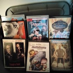 CD movies.... classic and Disney and..all sorts of old movies and new ones
