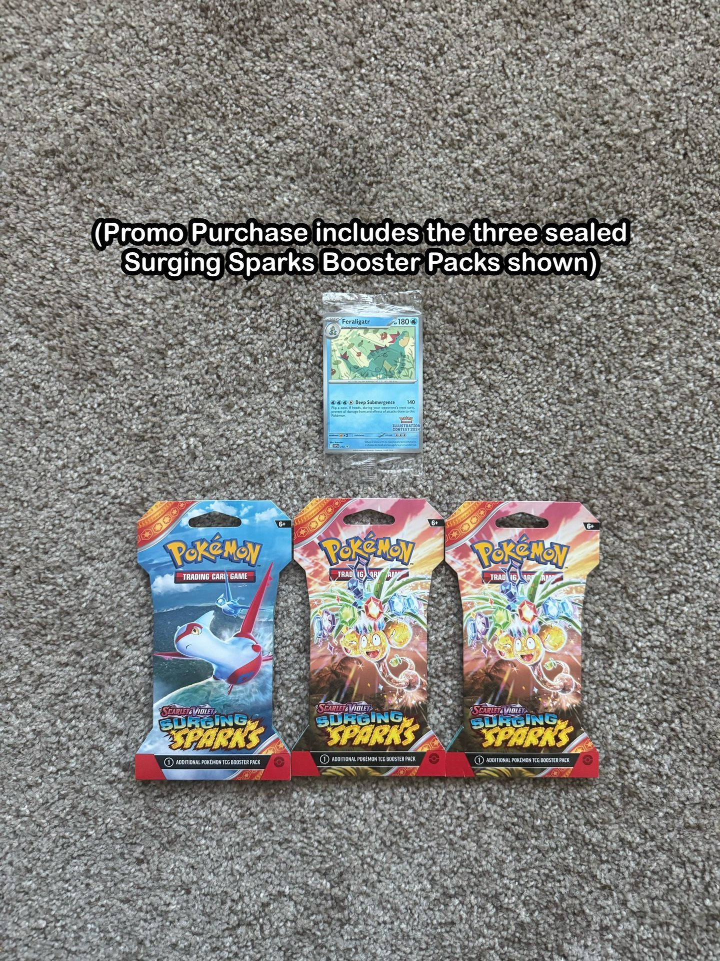 Pokemon TCG - 2024 Pokemon Illustration Contest Promo Cards