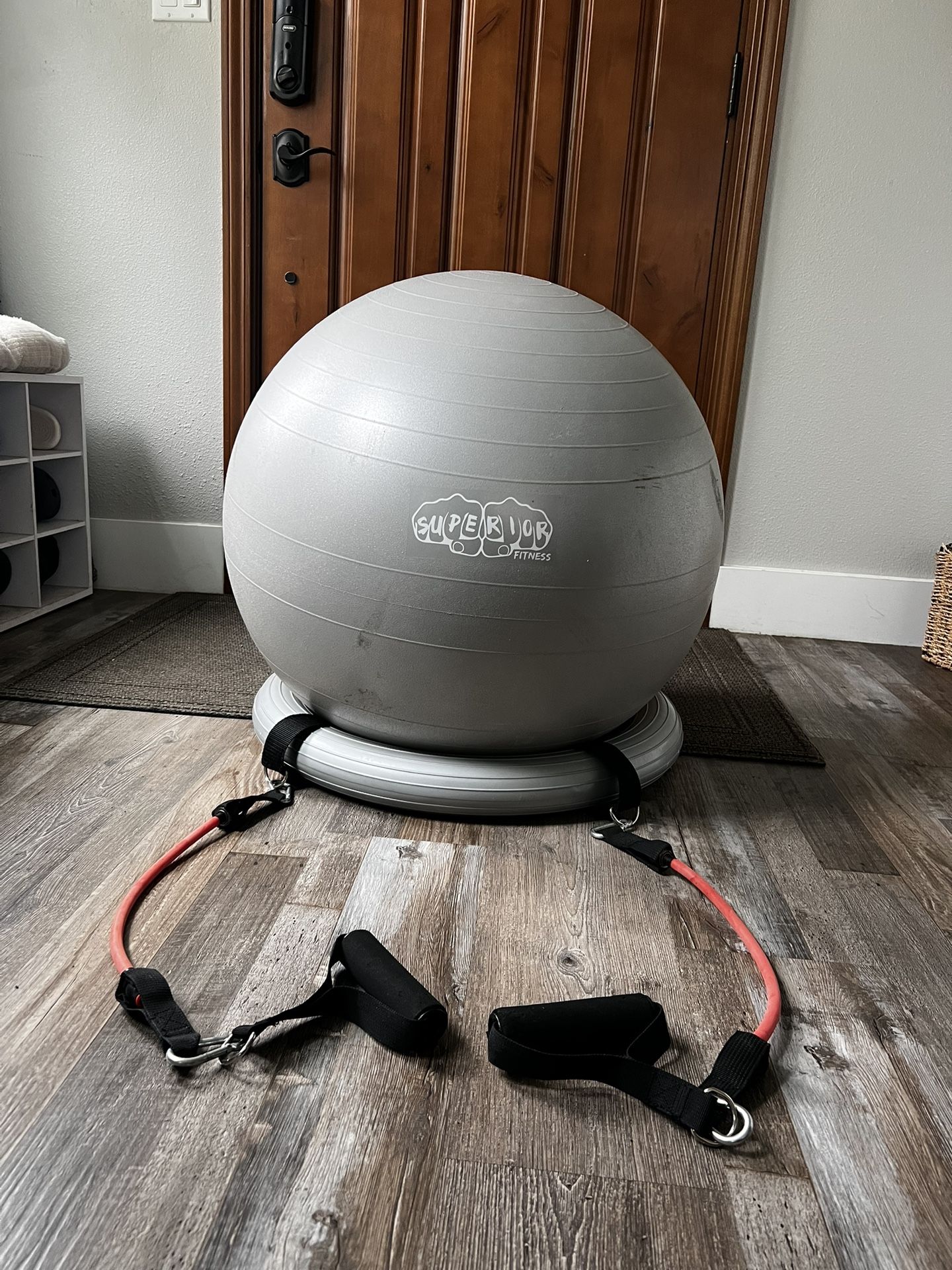 Exercise call with bands