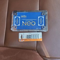Motorcycle License Frame W/ Fasteners
