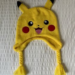 Youth Pikachu Pokemon Knit Hat Beanie