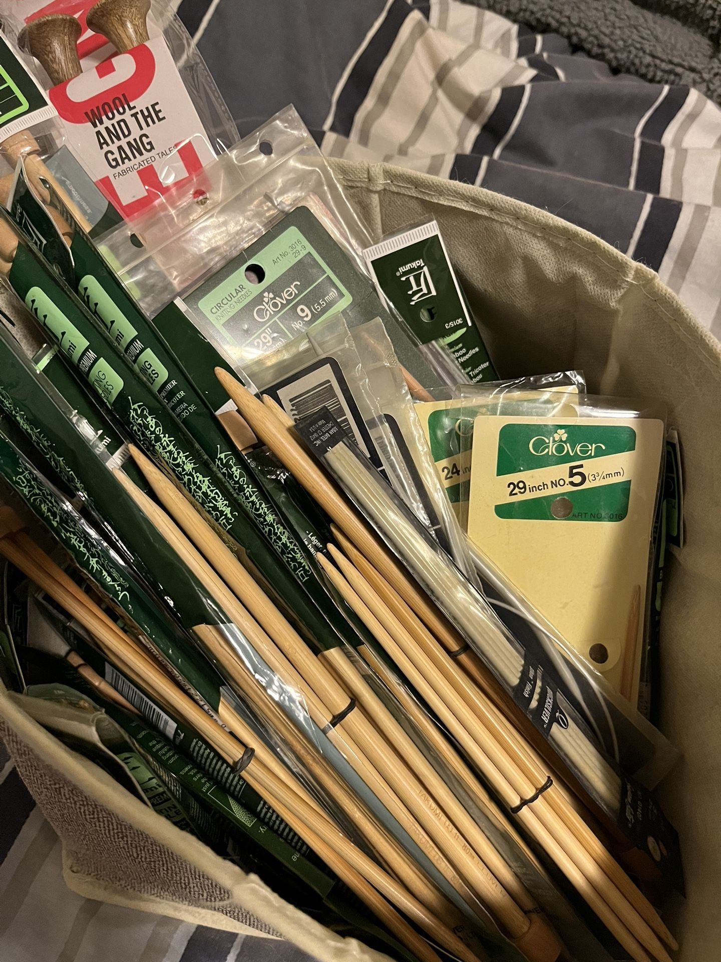 Lot Of Knitting Needles