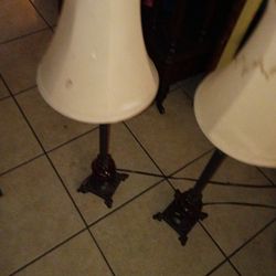 Matching Antique Lamps