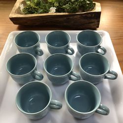 Set of 8 Japanese Stoneware Cups (New)