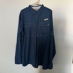 Columbia PFG Long Sleeve Button Up