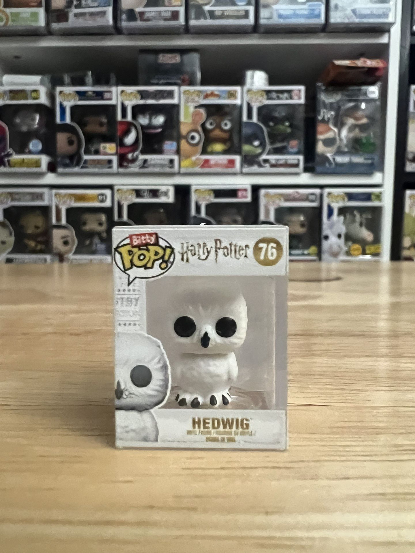 HYPER RARE CHASE BITTY Hedwig Funko Pop #76 Harry Potter Wizarding World Owl