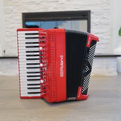 Red Roland FR4x Piano Accordion
