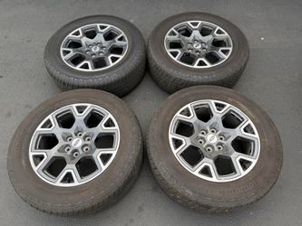 (4) 20” Ford F-150 Wheels 275/60R20 Hankook Dynapro AT2 Tires
