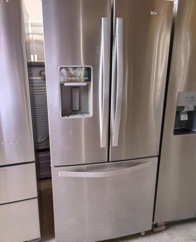 Whirlpool 3 Door Stainless Steel Refrigerator Fridge