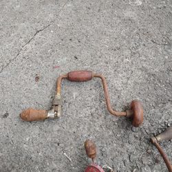 vintage hand drill