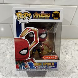 Funko Pop! Marvel Avengers Infinity War Iron Spider #300 Target Exclusive NEW