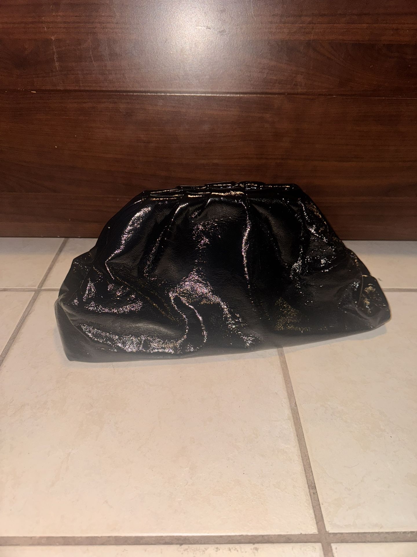 Anthropologie Patent Leather Clutch