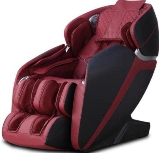NEW KAHUNA LM7000 RED FULL BODY L TRACK MASSAGE CHAIR