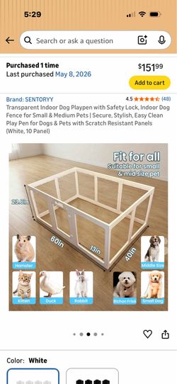 Animal/dog pen