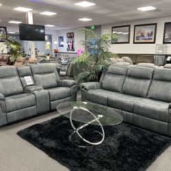 2PC Gray Sofa & Loveseat 💥SPECIAL💥