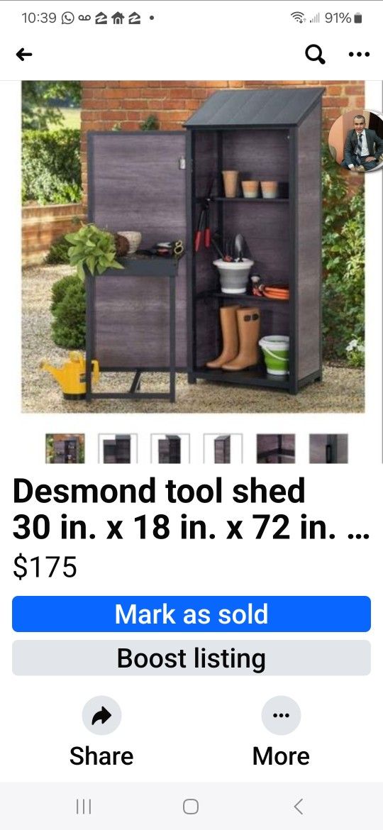 Storage Shed New 175,