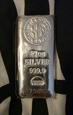 Nadir Metal Rafineri 10 oz Silver Bar (999.9 fine)