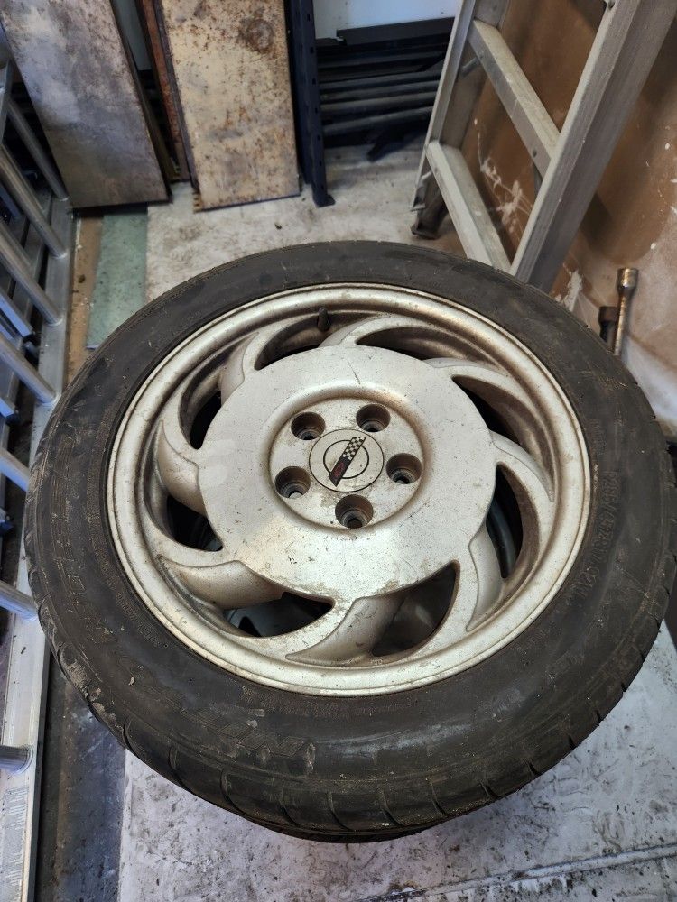 1992 Corvette C4 Aluminum 17" Wheels Set Of 3 W/tires 255/45 R17