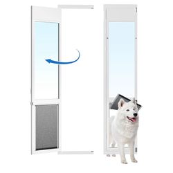Brand New!! Sliding Glass Pet Door 91-96”