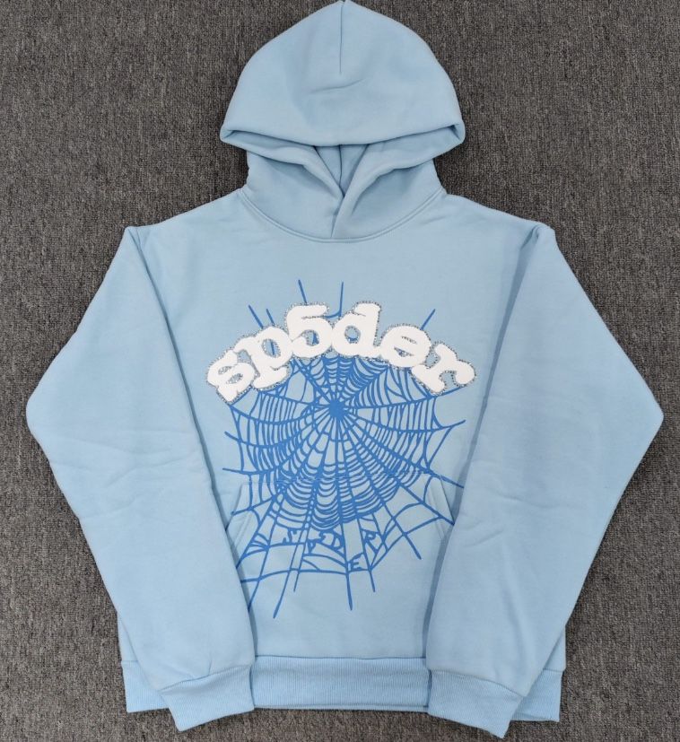 Sp5der Web hoodie “Sky Blue”