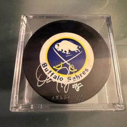 Buffalo Sabres Doug Bodger Signed Hockey Puck 