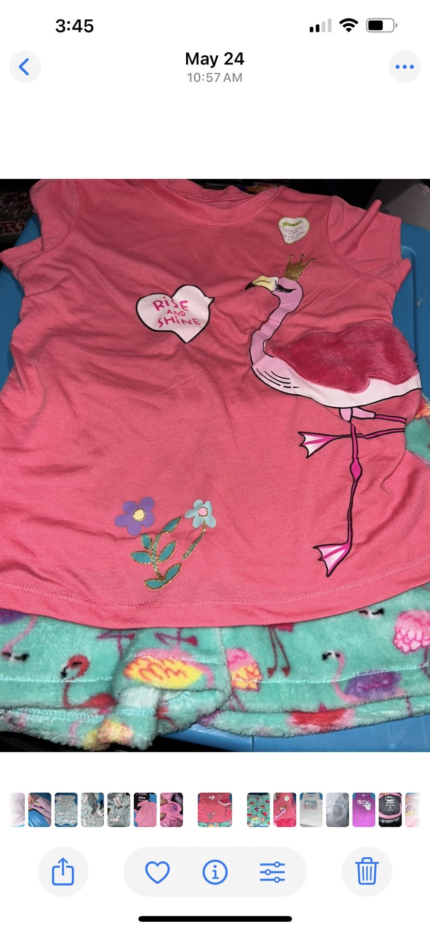 New. Girls 10/12 Summer Loungewear
