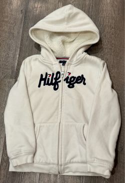 Tommy Hilfiger Sherpa Hoodie Jacket size 6-7