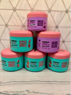 Refreshing Soap & Glory Watermelon Spritz Body Scrub; Orchid Bliss Body Scrub, or  Orchid Bliss Body Butter. New/unopened. Gift-giving condition.