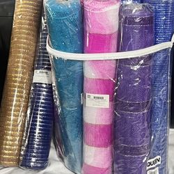 12 Rolls Of Mesh For Dresses / Tutus 