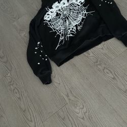 🔥🚨🕸 Spider Hoodie Size Small Cash Only 🔥🔥🔥