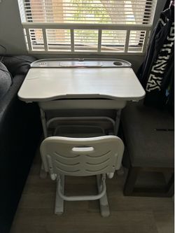 Child Desk with chair , adjustable height