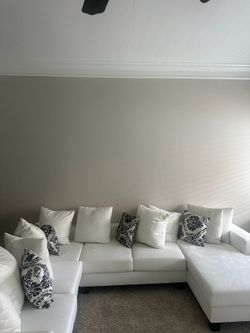 White couch