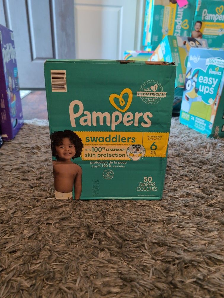 Pampers Swaddlers Size 6 50ct