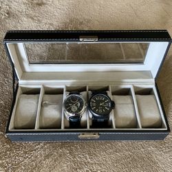 2 Watches And Locking Case