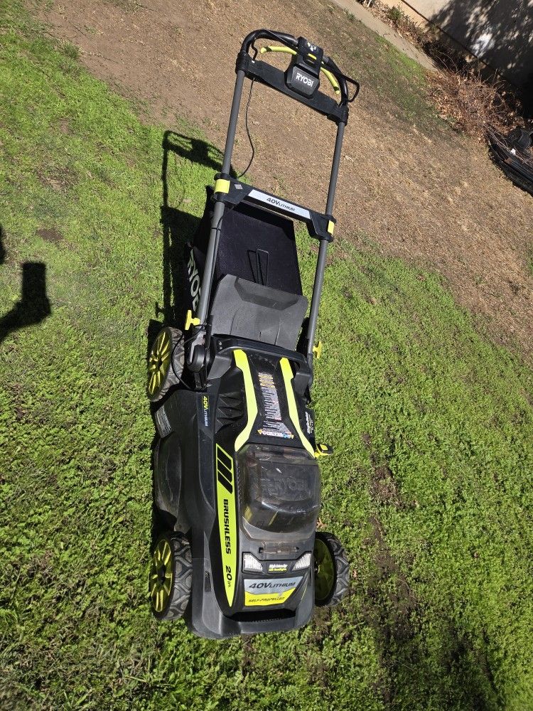 20" Ryobi Brushless Lawn Mower