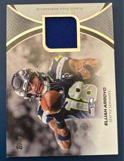 2026 Topps Elijah Arroyo NFL Material Relic NFLM-EA Seahawks Player Worn