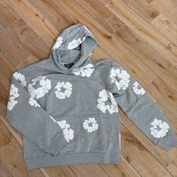 Denim Tears Cotton Wreath Hoodie Grey L