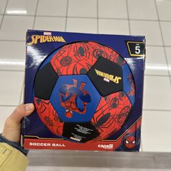 NWT Marvel Spider-Man Soccer Ball size 5