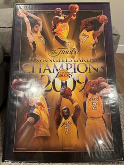 2009 Los Angeles Lakers Championship Poster