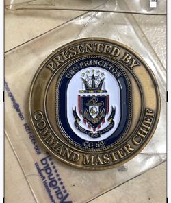 Command Master Chief of the USS Princeton (CG-59) coin