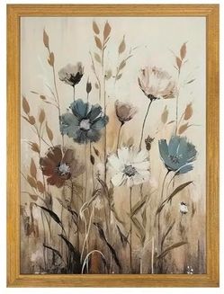Framed Floral Wall Art