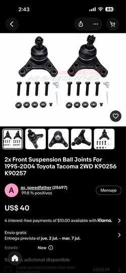 Toyota Tacoma parts 1(contact info removed)